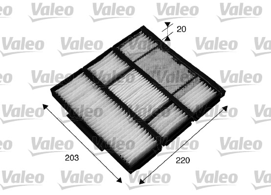 Filtre, air de l'habitacle CLIMFILTER COMFORT | VALEO