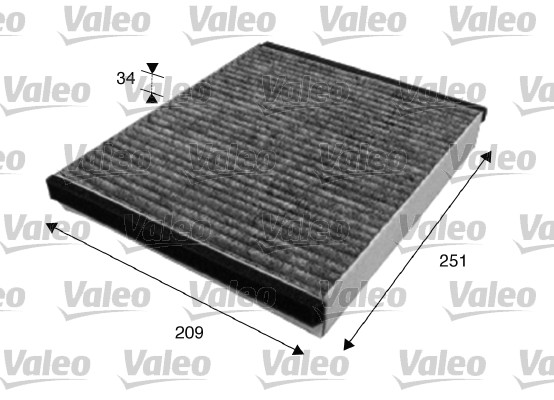 Filtre, air de l'habitacle CLIMFILTER PROTECT | VALEO