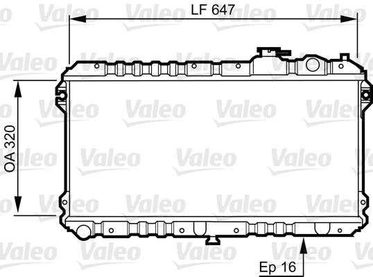Radiateur, refroidissement du moteur | VALEO