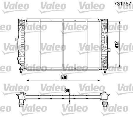 Radiateur, refroidissement du moteur | VALEO