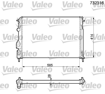 Radiateur, refroidissement du moteur | VALEO