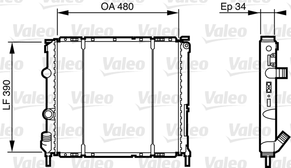 Radiateur, refroidissement du moteur | VALEO