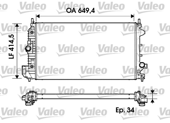 Radiateur, refroidissement du moteur | VALEO