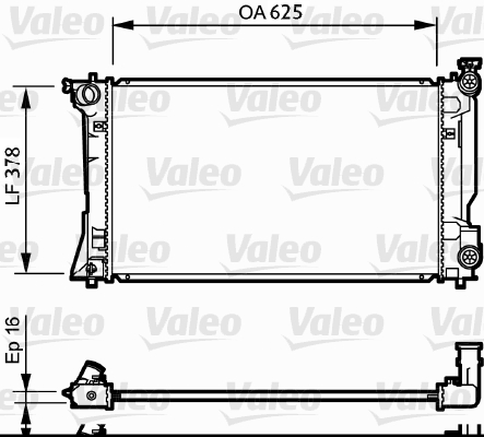Radiateur, refroidissement du moteur | VALEO