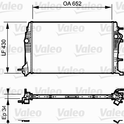 Radiateur, refroidissement du moteur | VALEO