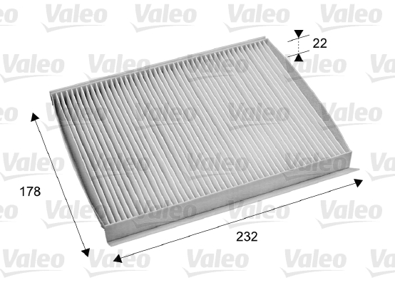 Filtre, air de l'habitacle CLIMFILTER COMFORT | VALEO