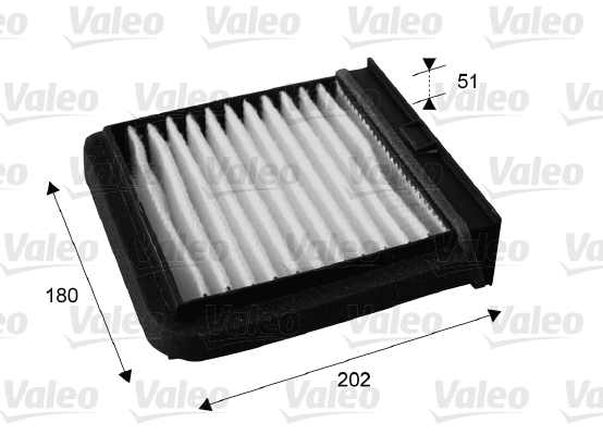 Filtre, air de l'habitacle CLIMFILTER COMFORT | VALEO