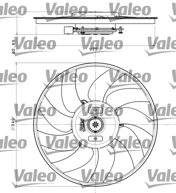 Ventilateur, refroidissement du moteur | VALEO