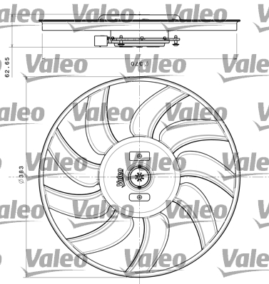 Ventilateur, refroidissement du moteur | VALEO