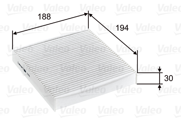 Filtre, air de l'habitacle CLIMFILTER COMFORT | VALEO