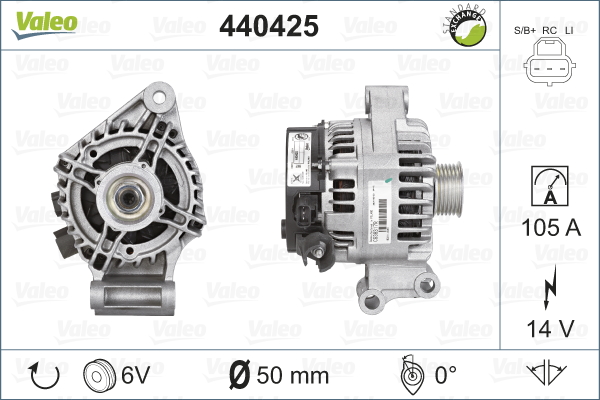 Alternateur REMANUFACTURED PREMIUM | VALEO