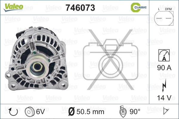 Alternateur REMANUFACTURED CLASSIC | VALEO