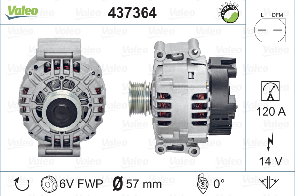 Alternateur REMANUFACTURED PREMIUM | VALEO