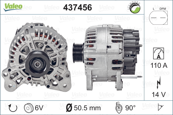 Alternateur REMANUFACTURED PREMIUM | VALEO