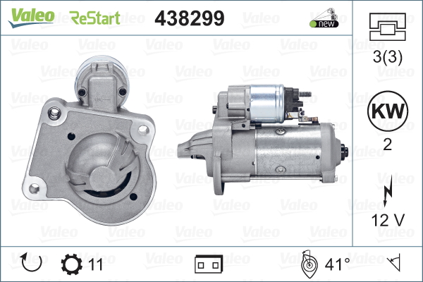 Démarreur NEW STOP&START ORIGINAL PART | VALEO