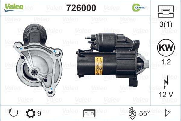 Démarreur REMANUFACTURED CLASSIC | VALEO