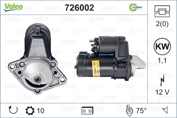 Démarreur REMANUFACTURED CLASSIC | VALEO