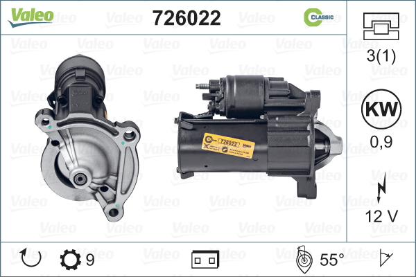 Démarreur REMANUFACTURED CLASSIC | VALEO