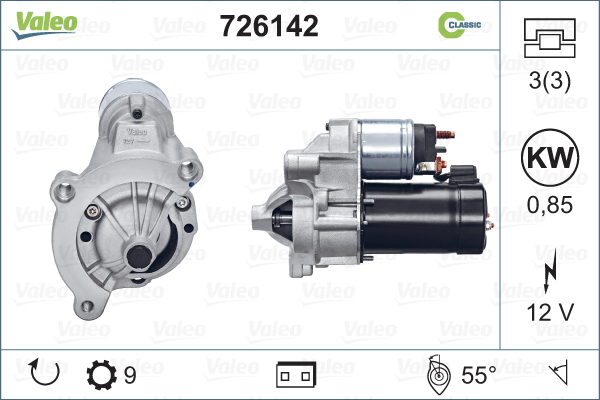 Démarreur REMANUFACTURED CLASSIC | VALEO