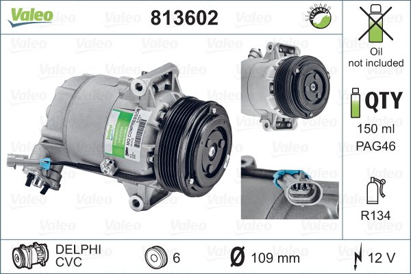 Compresseur, climatisation ECHANGE STANDARD | VALEO