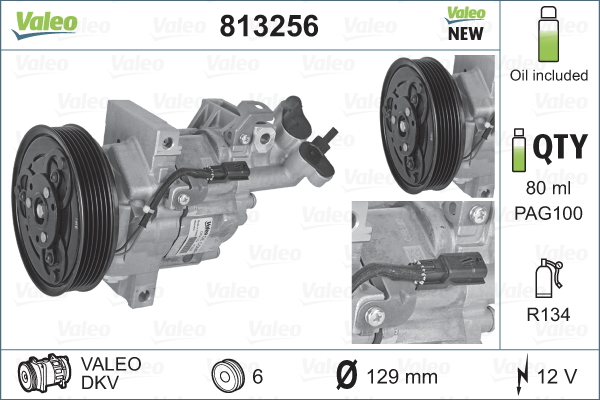 Compresseur, climatisation NEW ORIGINAL PART | VALEO