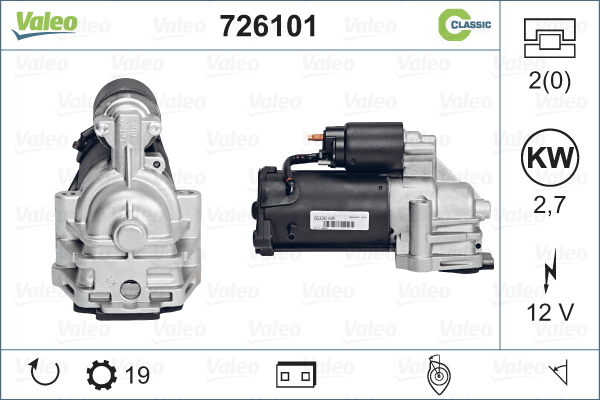 Démarreur REMANUFACTURED CLASSIC | VALEO