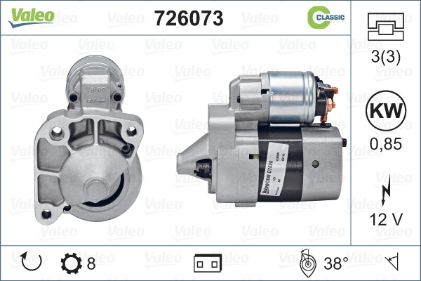 Démarreur REMANUFACTURED CLASSIC | VALEO