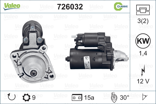 Démarreur REMANUFACTURED CLASSIC | VALEO