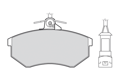 Kit de plaquettes de frein, frein à disque FIRST | VALEO