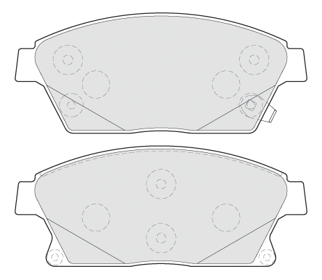 Kit de plaquettes de frein, frein à disque FIRST | VALEO