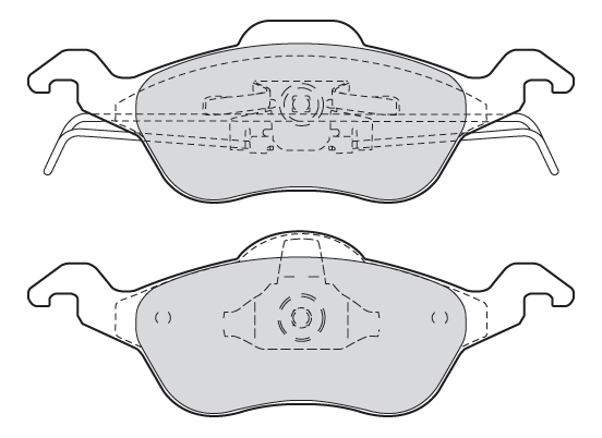 Kit de plaquettes de frein, frein à disque FIRST | VALEO