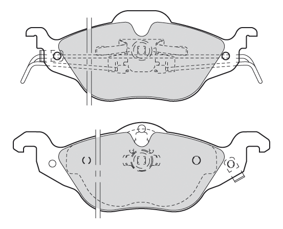 Kit de plaquettes de frein, frein à disque FIRST | VALEO