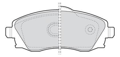 Kit de plaquettes de frein, frein à disque FIRST | VALEO