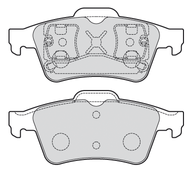 Kit de plaquettes de frein, frein à disque FIRST | VALEO