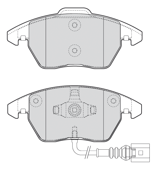 Kit de plaquettes de frein, frein à disque FIRST | VALEO