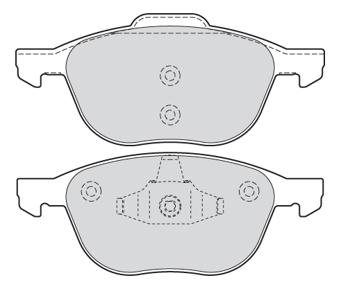 Kit de plaquettes de frein, frein à disque FIRST | VALEO