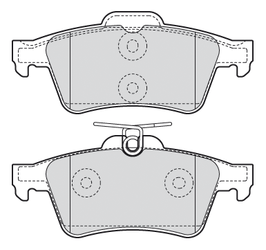 Kit de plaquettes de frein, frein à disque FIRST | VALEO