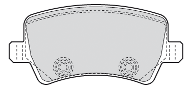 Kit de plaquettes de frein, frein à disque FIRST | VALEO