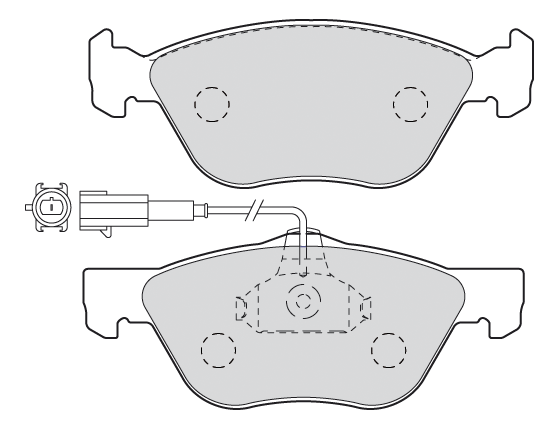 Kit de plaquettes de frein, frein à disque FIRST | VALEO