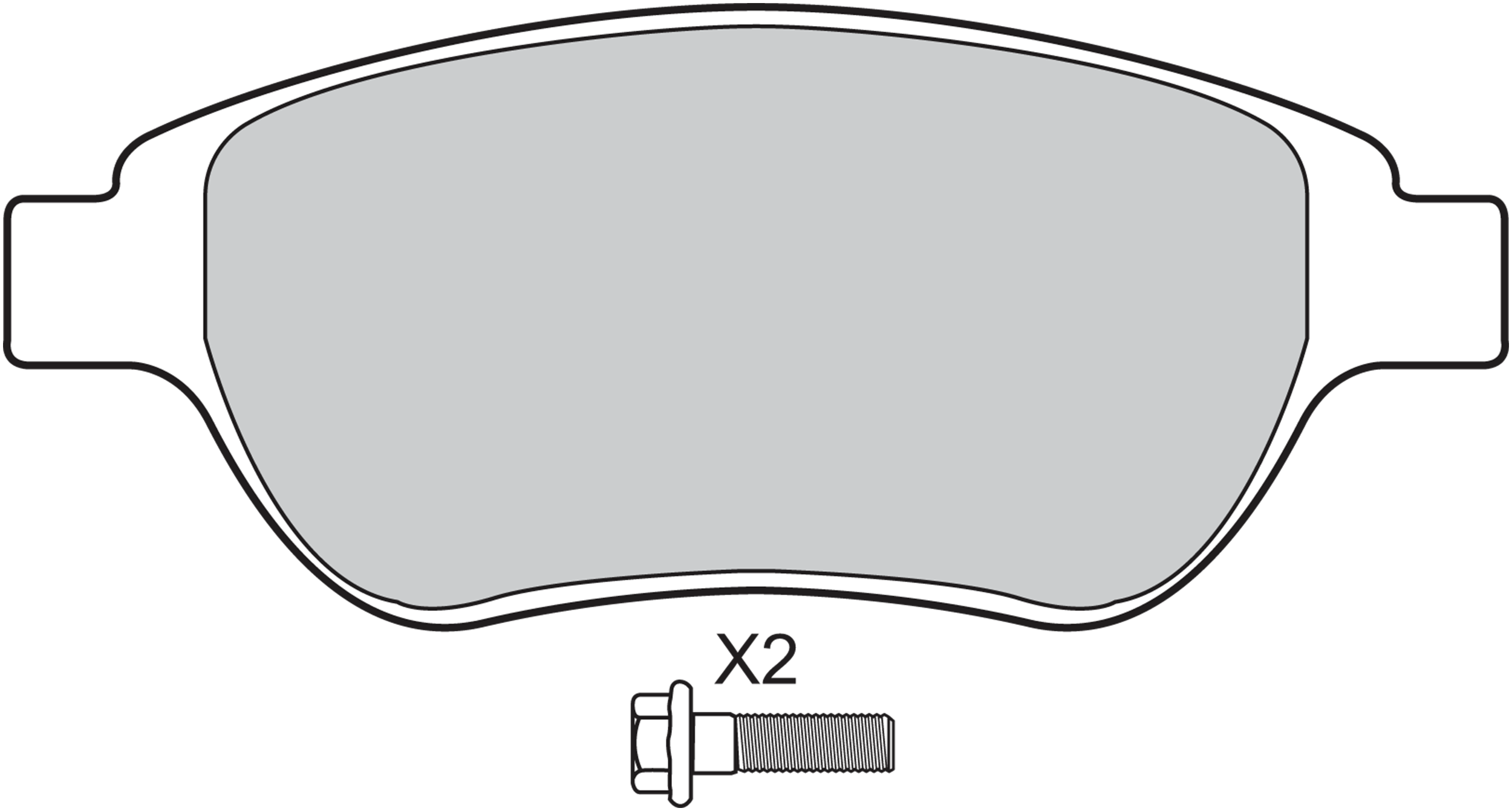 Jeu de 4 plaquettes de frein | VALEO