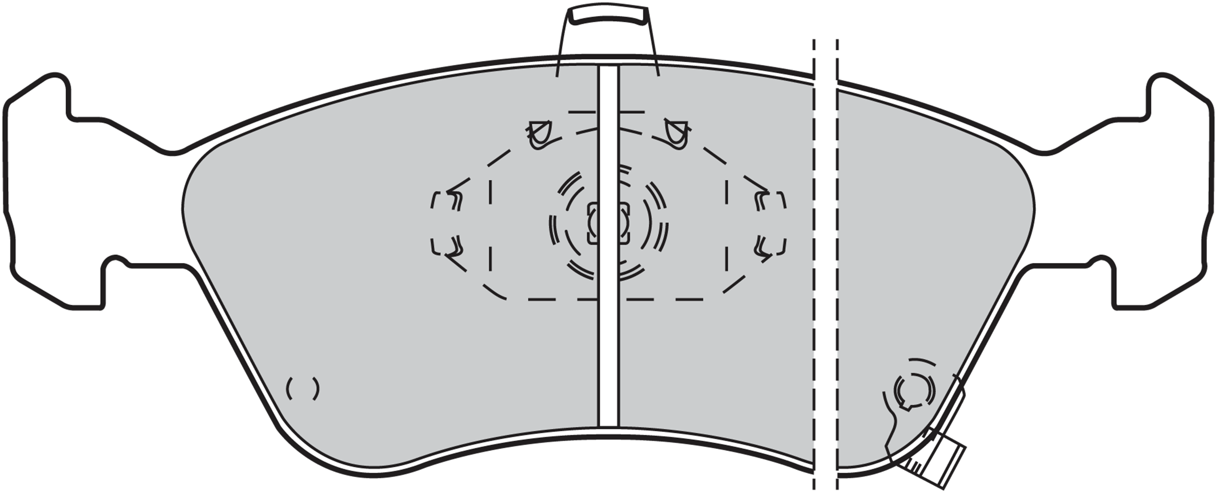 Jeu de 4 plaquettes de frein | VALEO
