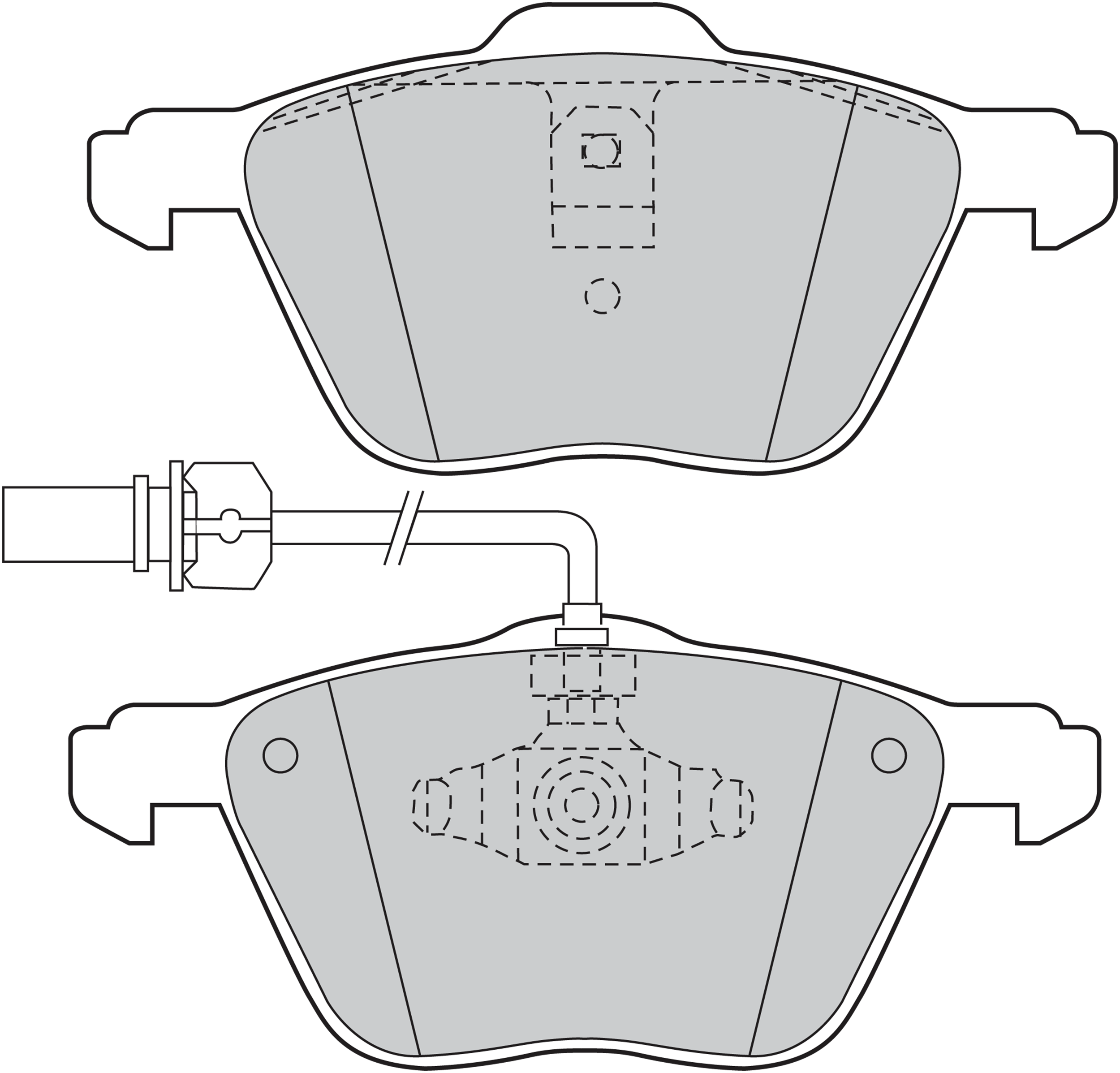 Jeu de 4 plaquettes de frein | VALEO