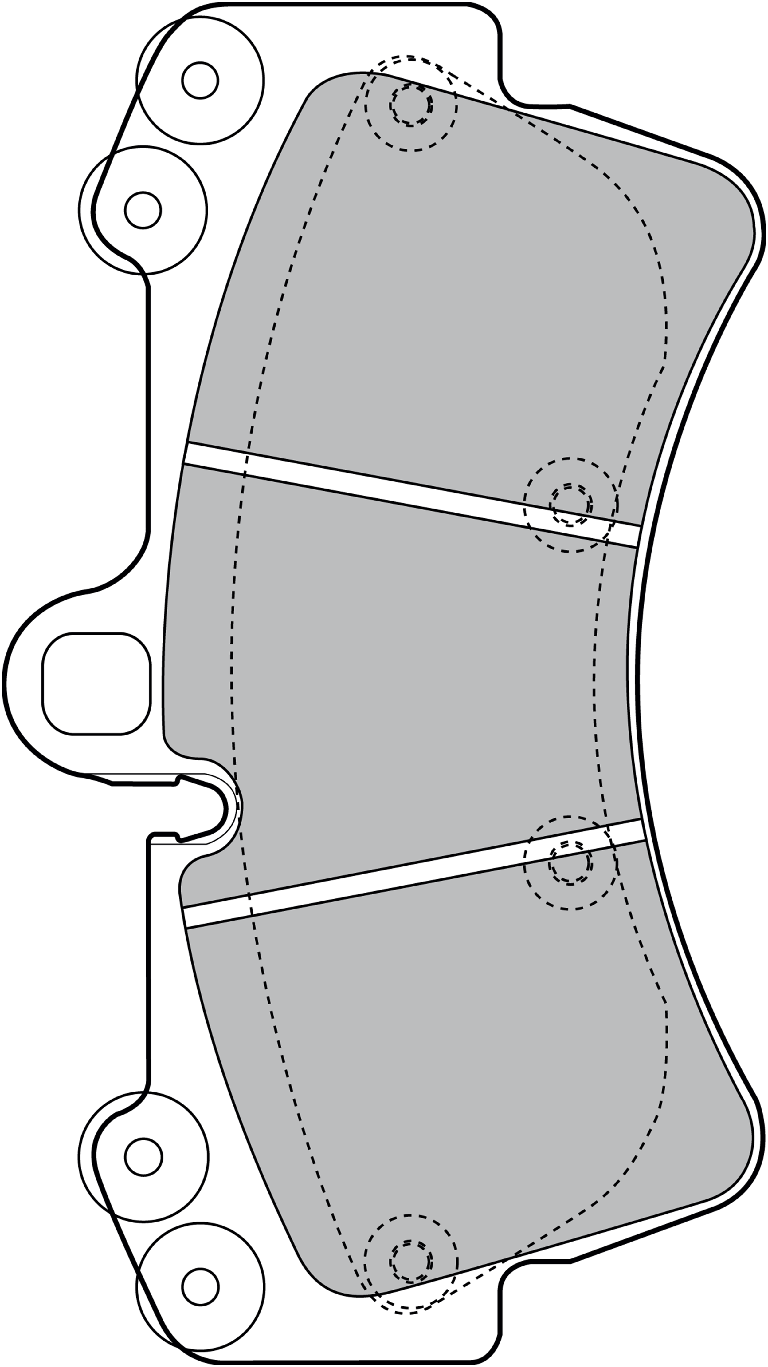Jeu de 4 plaquettes de frein | VALEO