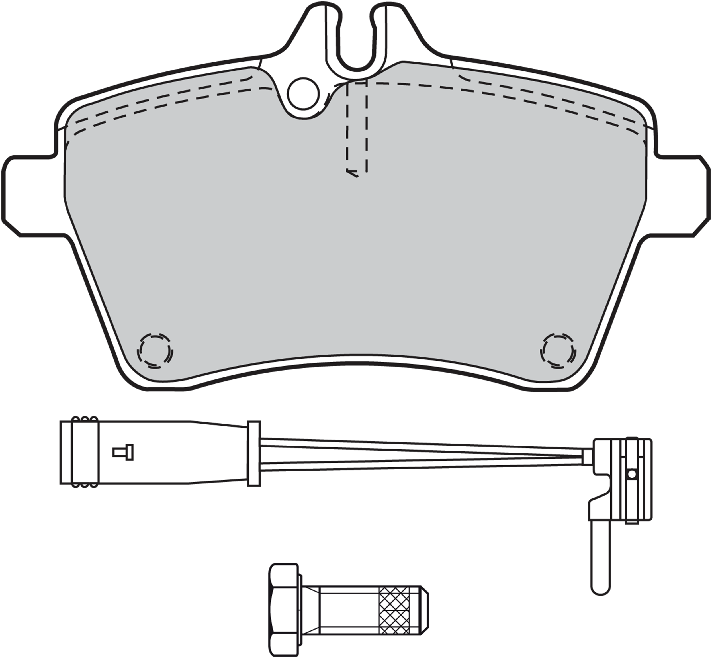 Jeu de 4 plaquettes de frein | VALEO
