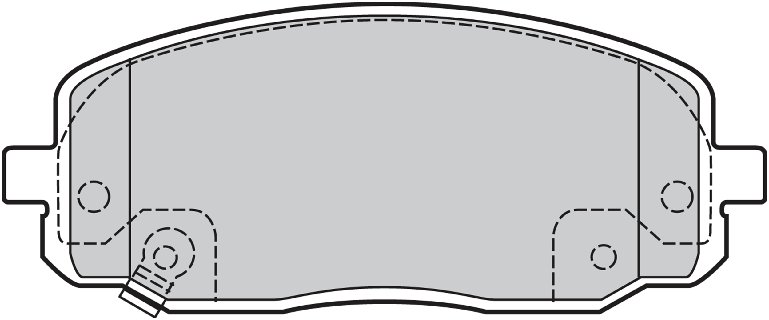 Jeu de 4 plaquettes de frein | VALEO