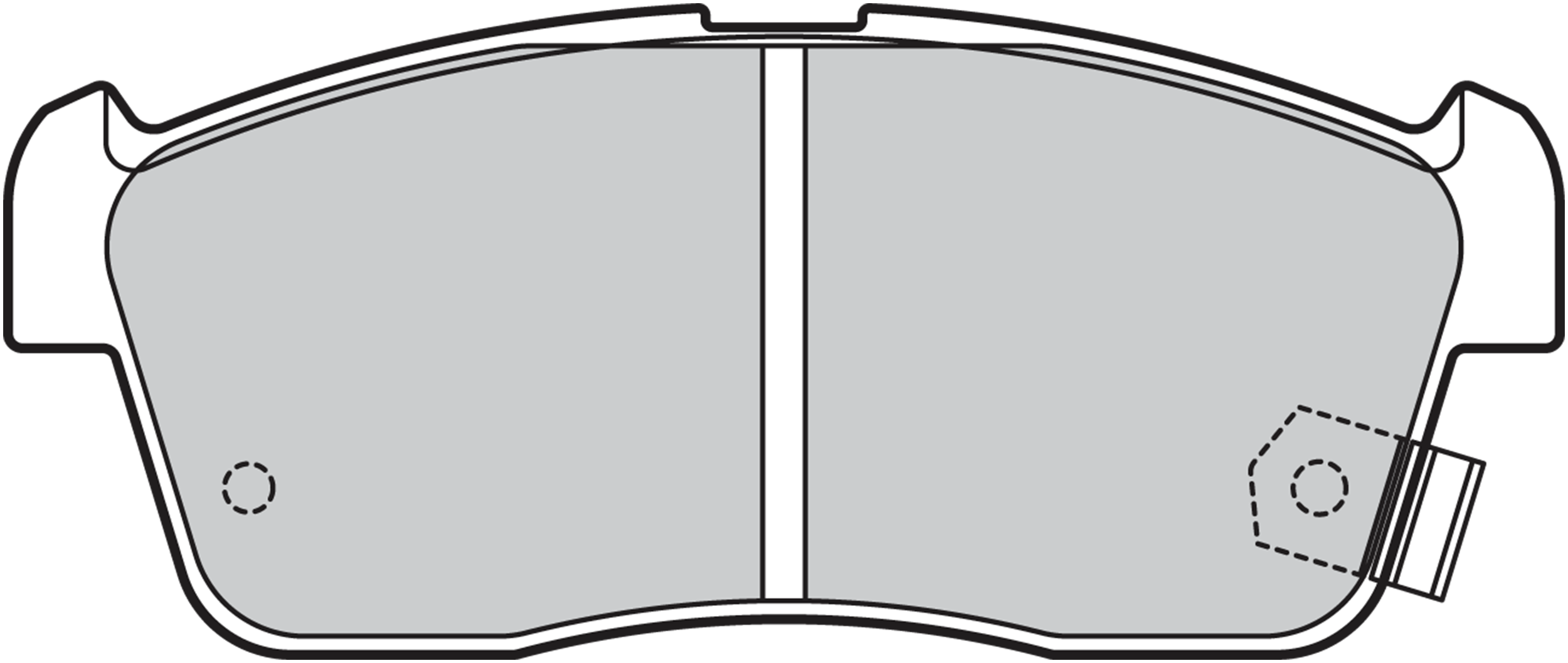 Jeu de 4 plaquettes de frein | VALEO