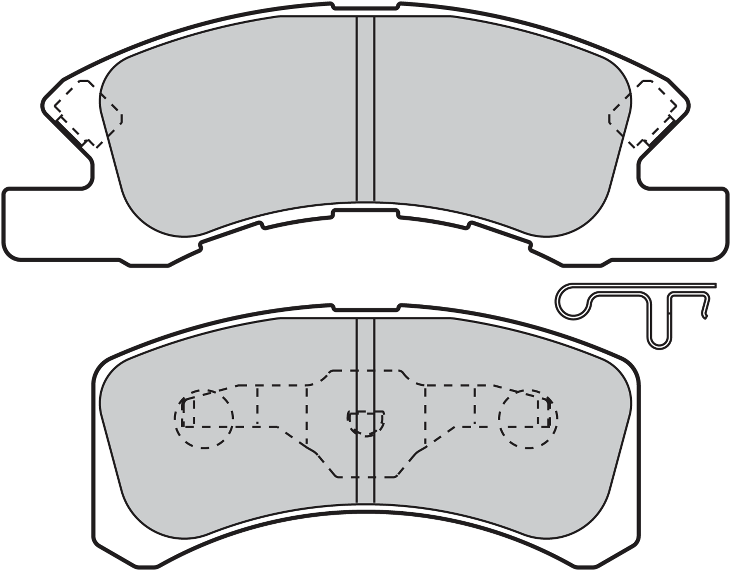 Jeu de 4 plaquettes de frein | VALEO