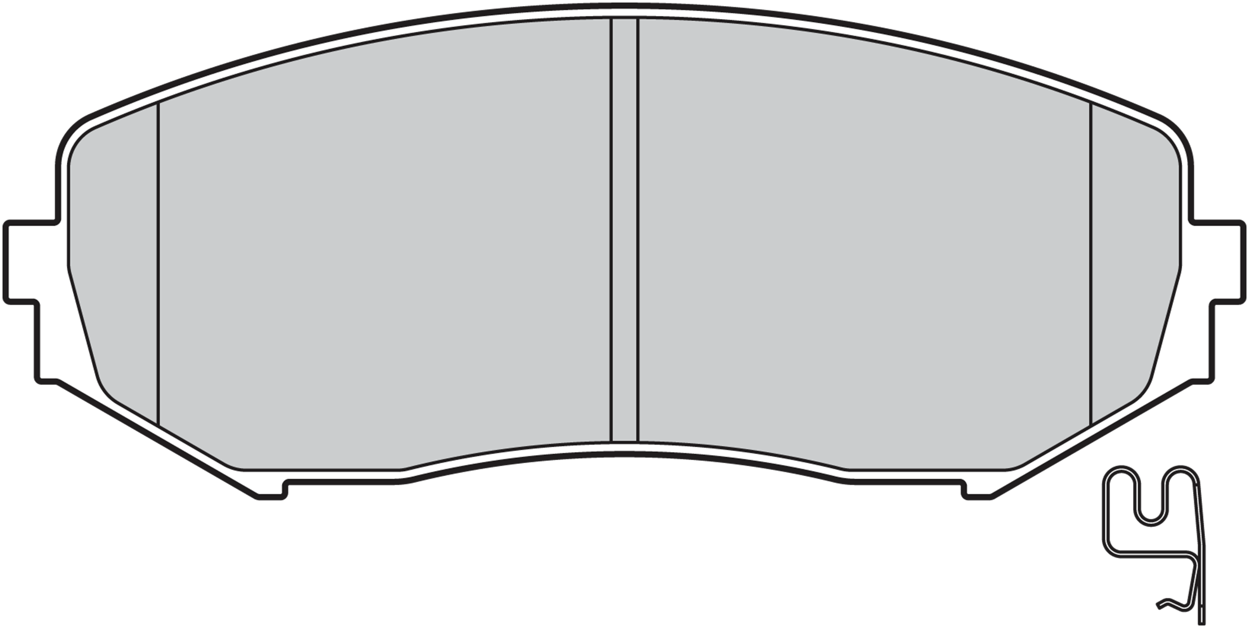 Jeu de 4 plaquettes de frein | VALEO