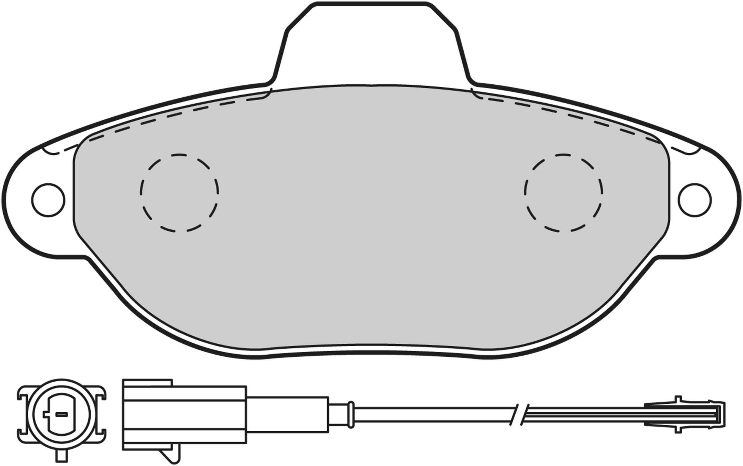Jeu de 4 plaquettes de frein | VALEO