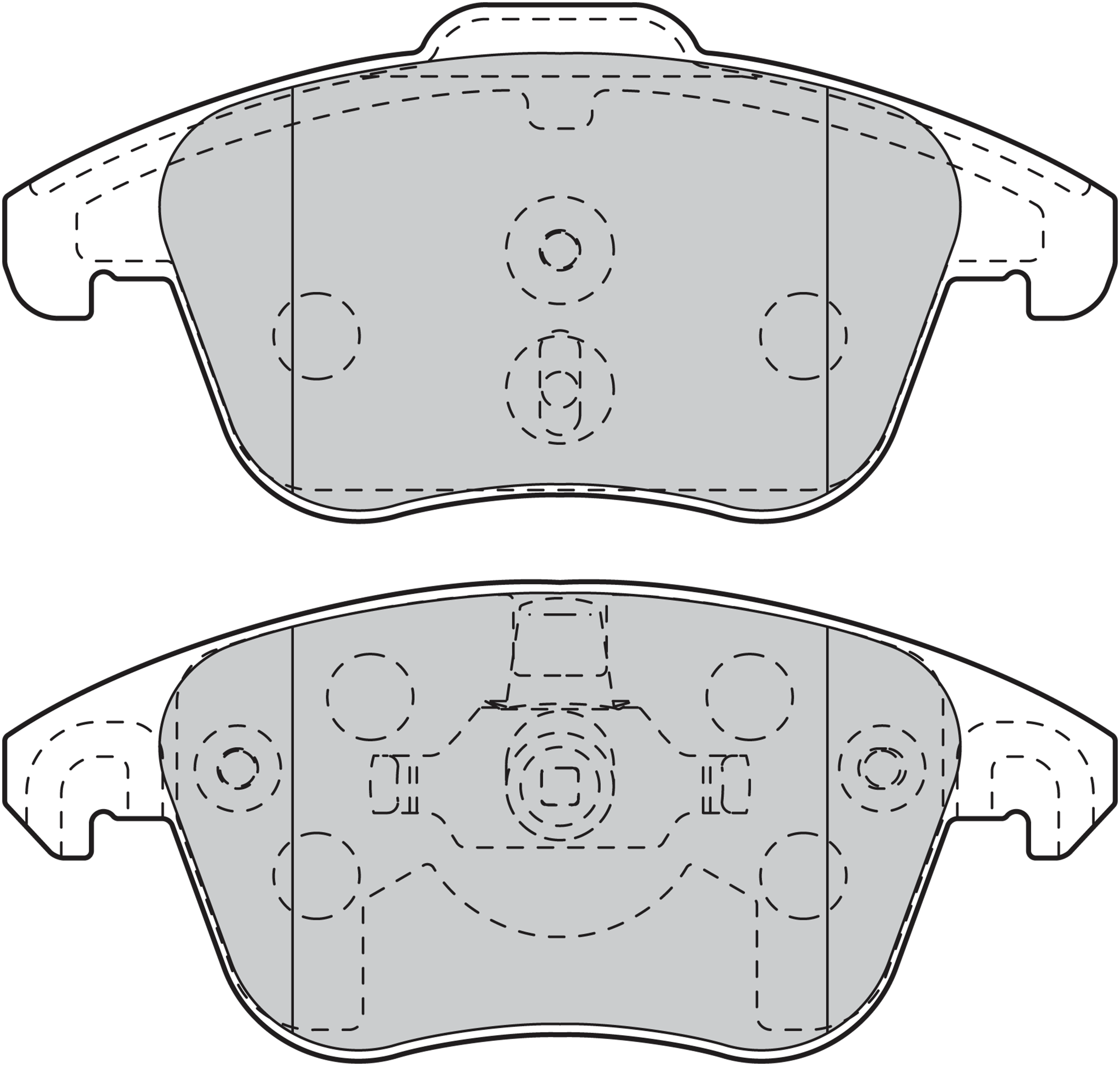 Jeu de 4 plaquettes de frein | VALEO
